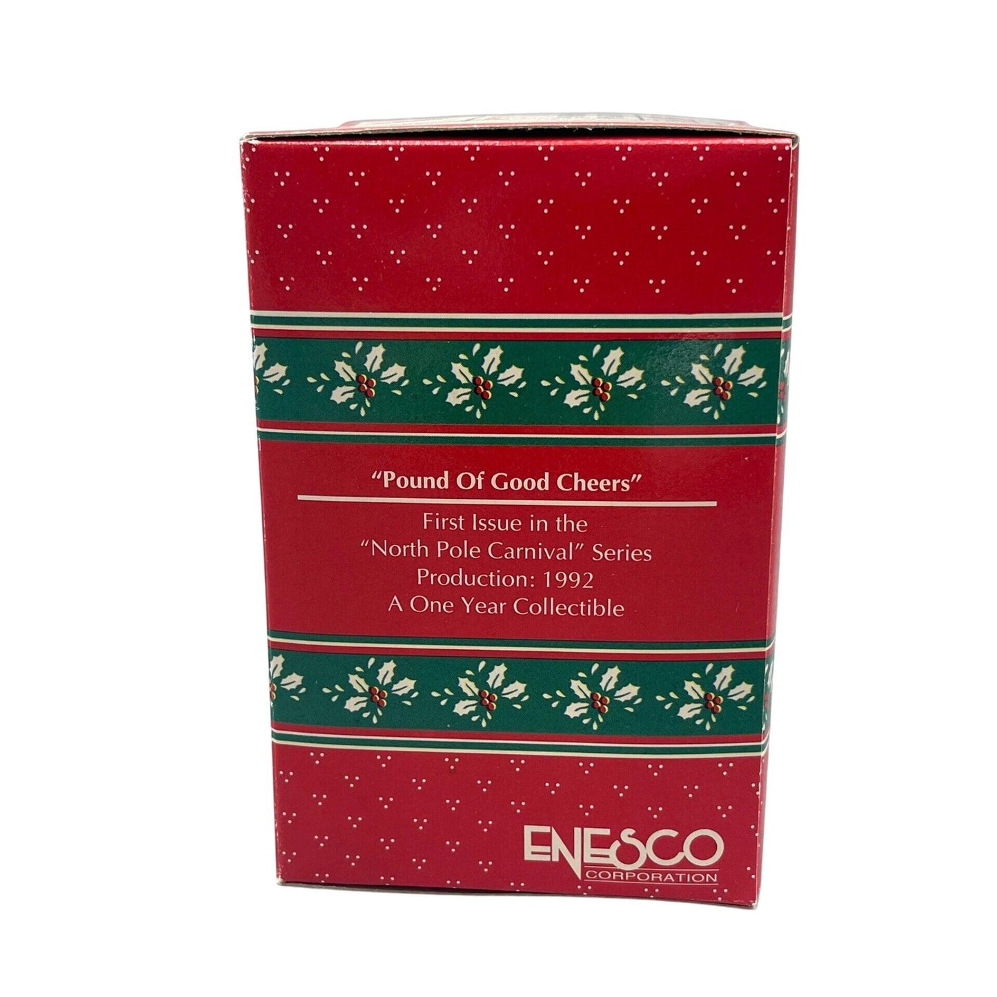 1992 Pound of Good Cheers - North Pole Carnival Enesco Ornament (North Pole Countdown) 582034 582034