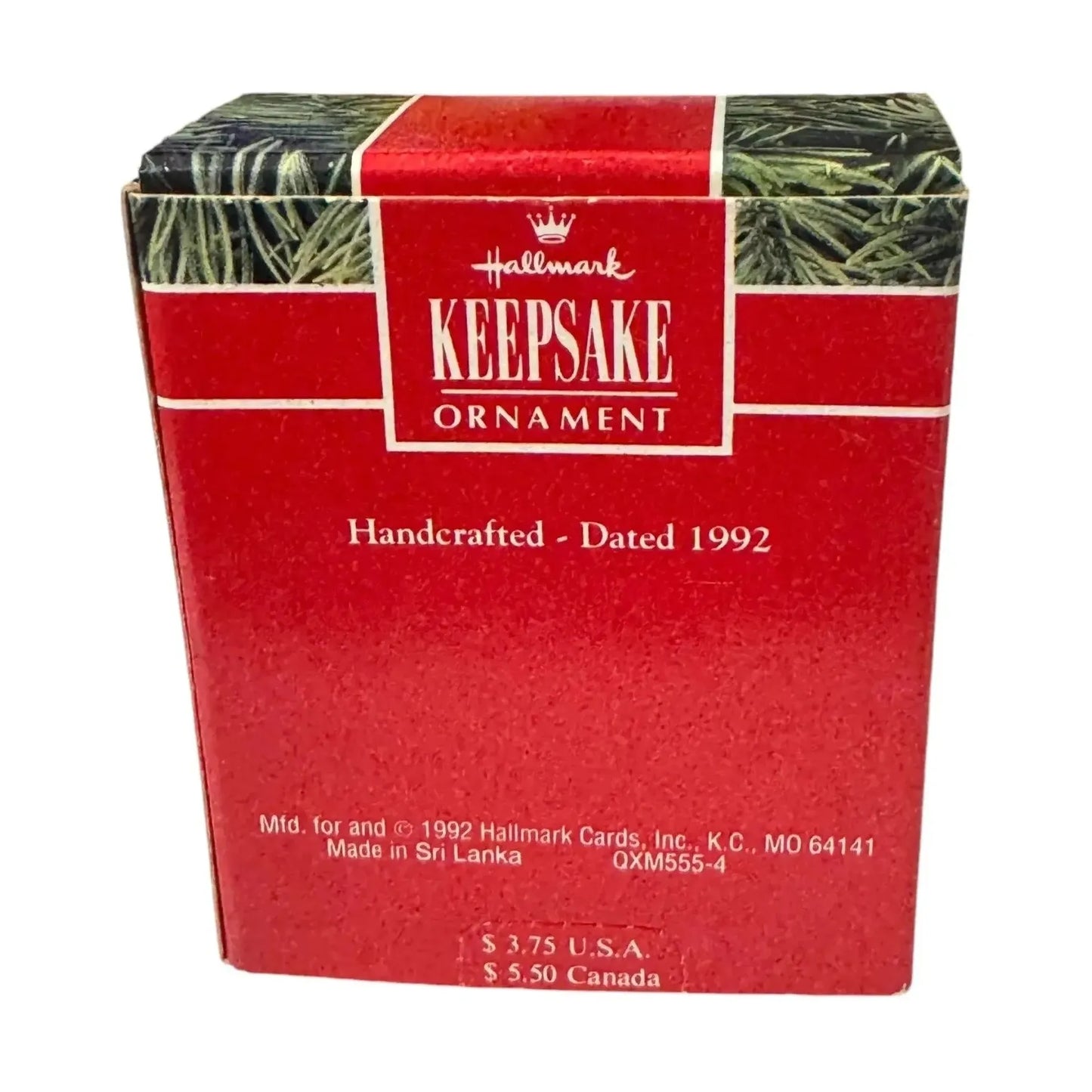 1992 Snug Kitty Hallmark Ornament (Kitten) QXM5554