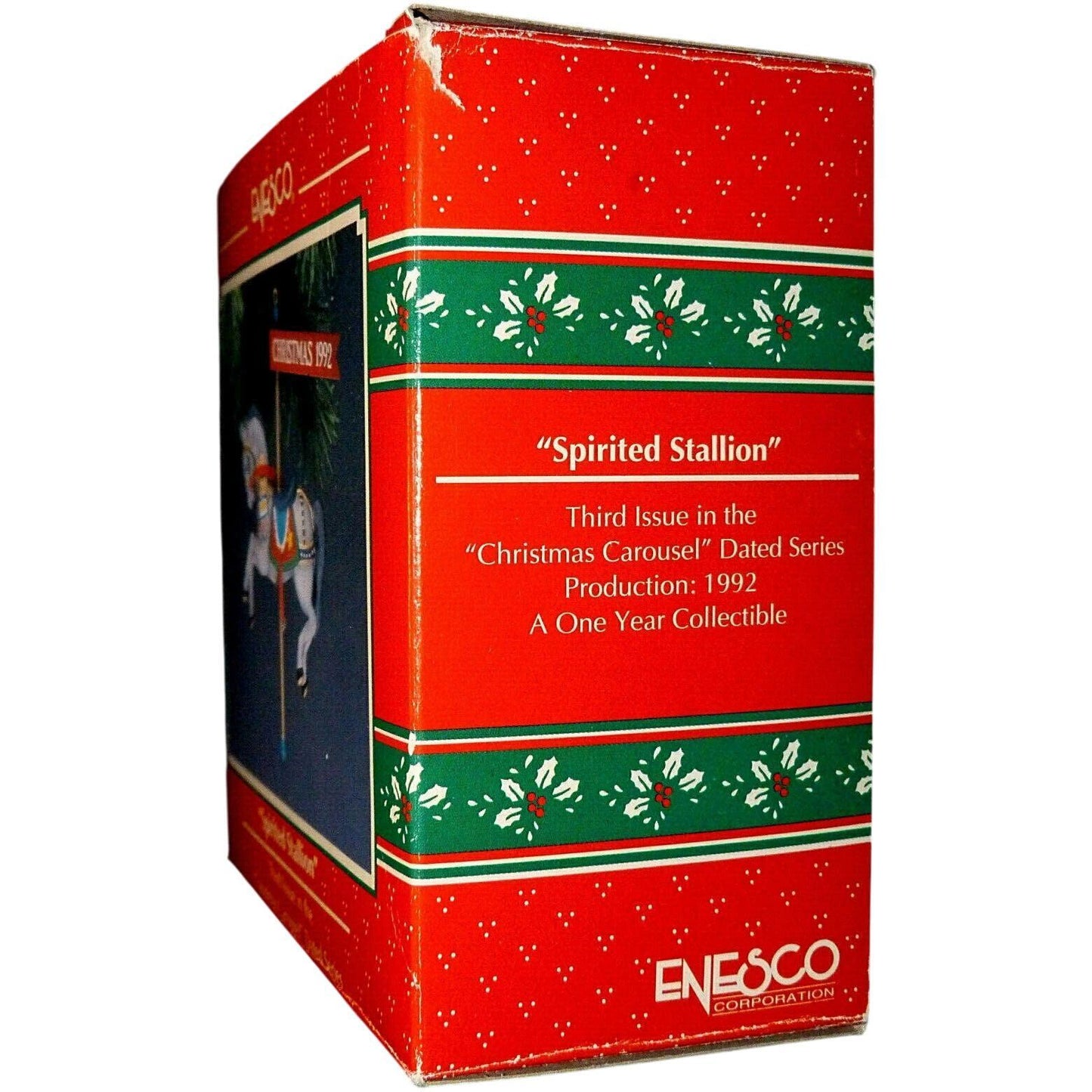 1992 Spirited Stallion - Christmas Carousel (Carousel Ride)