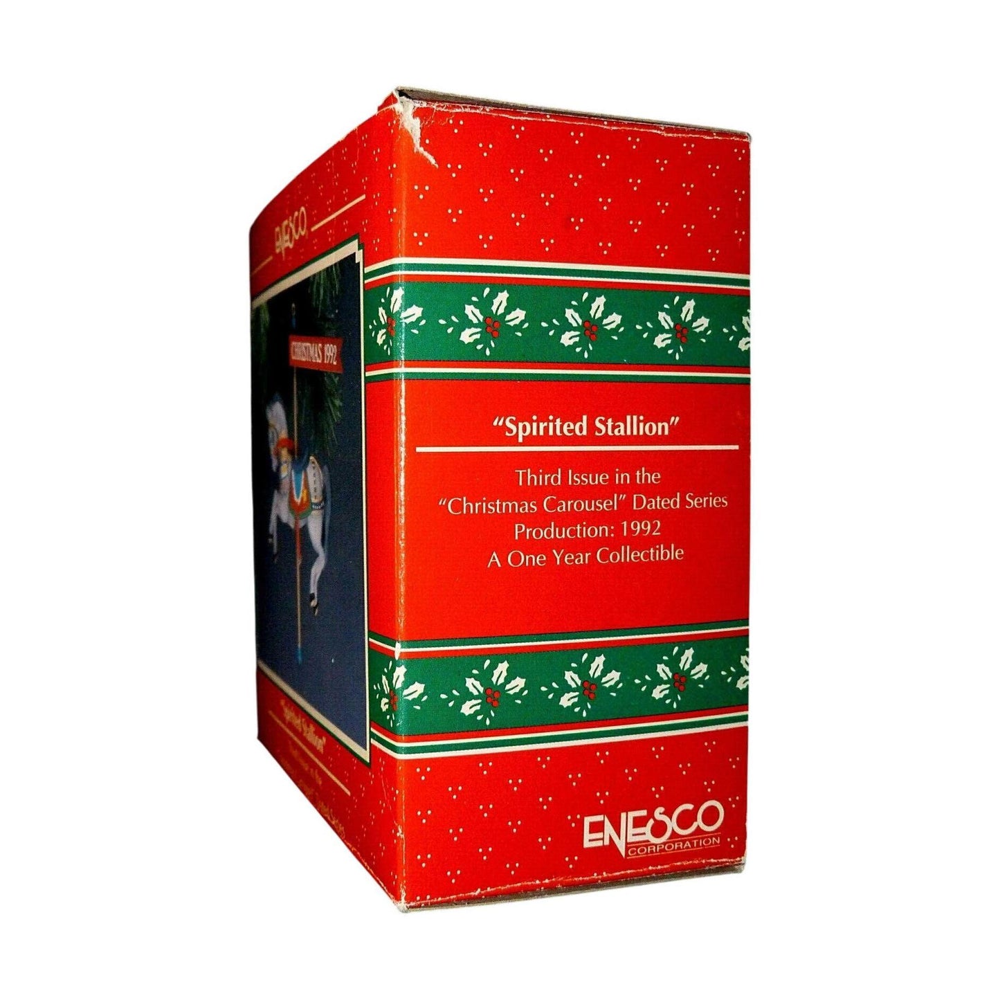 1992 Spirited Stallion - Christmas Carousel Enesco Ornament (Carousel Ride) 594407