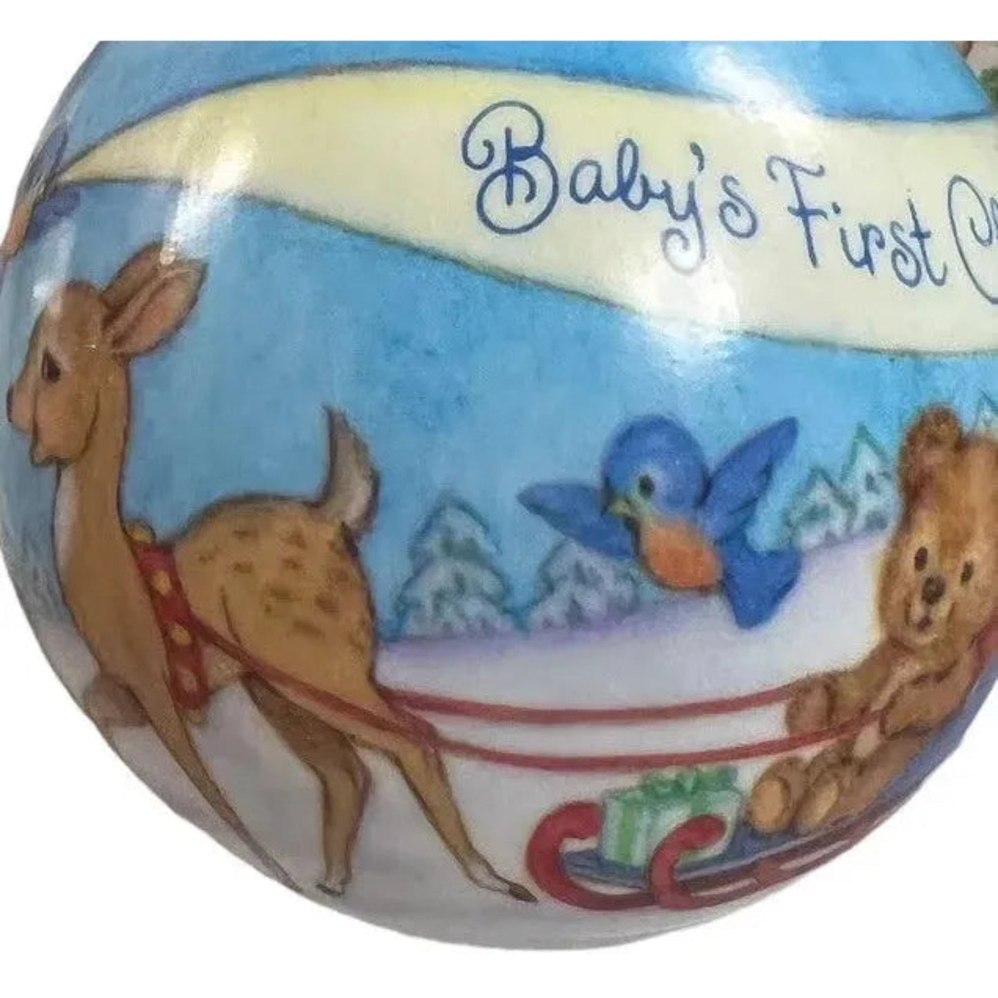 1992 Baby's First Christmas Hallmark Ornament (Baby Boy) QX2191