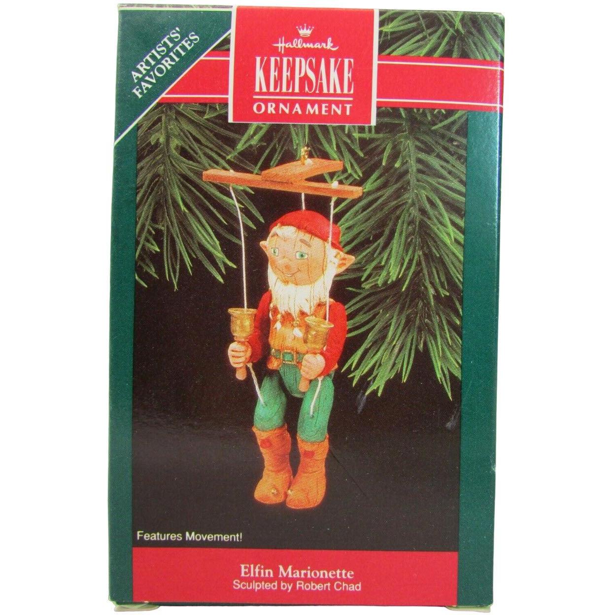 1992 Elfin Marionette Hallmark Ornament (Marionette) QX5931