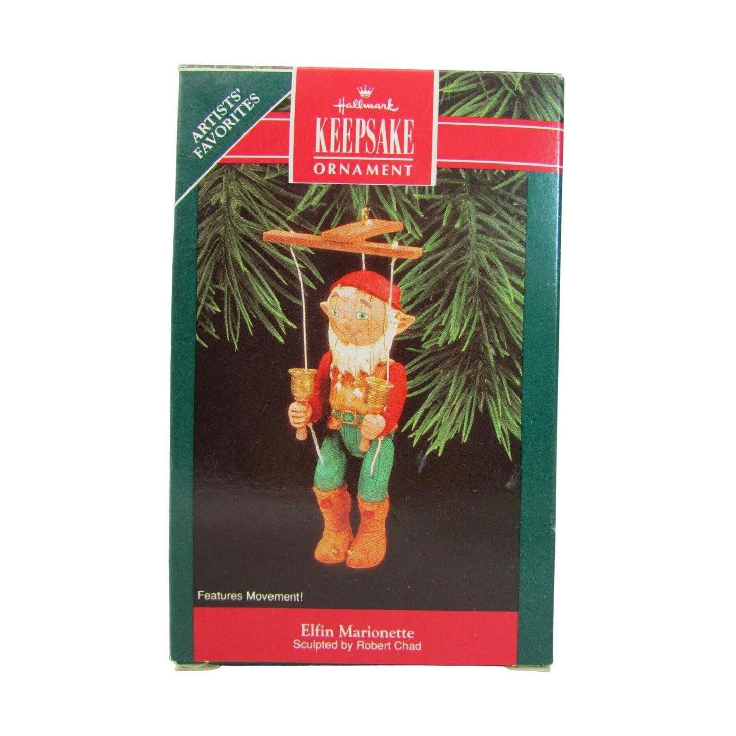 1992 Elfin Marionette Hallmark Ornament (Marionette) QX5931