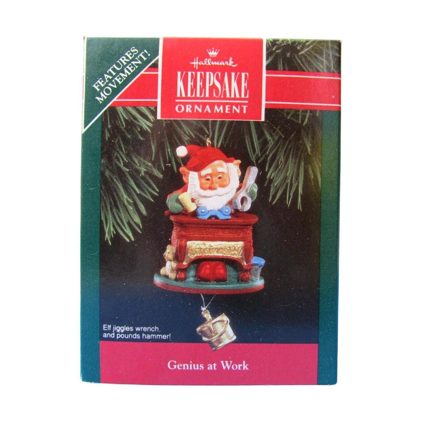 1992 Genius at Word Hallmark Ornament (Santa Claus) QX5371