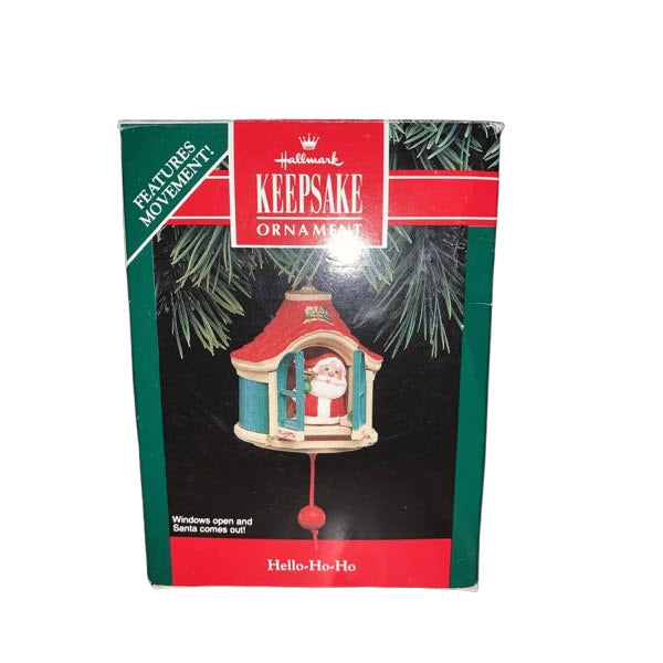1992 Hello-Ho-Ho Hallmark Ornament (Santa Claus) QX5141