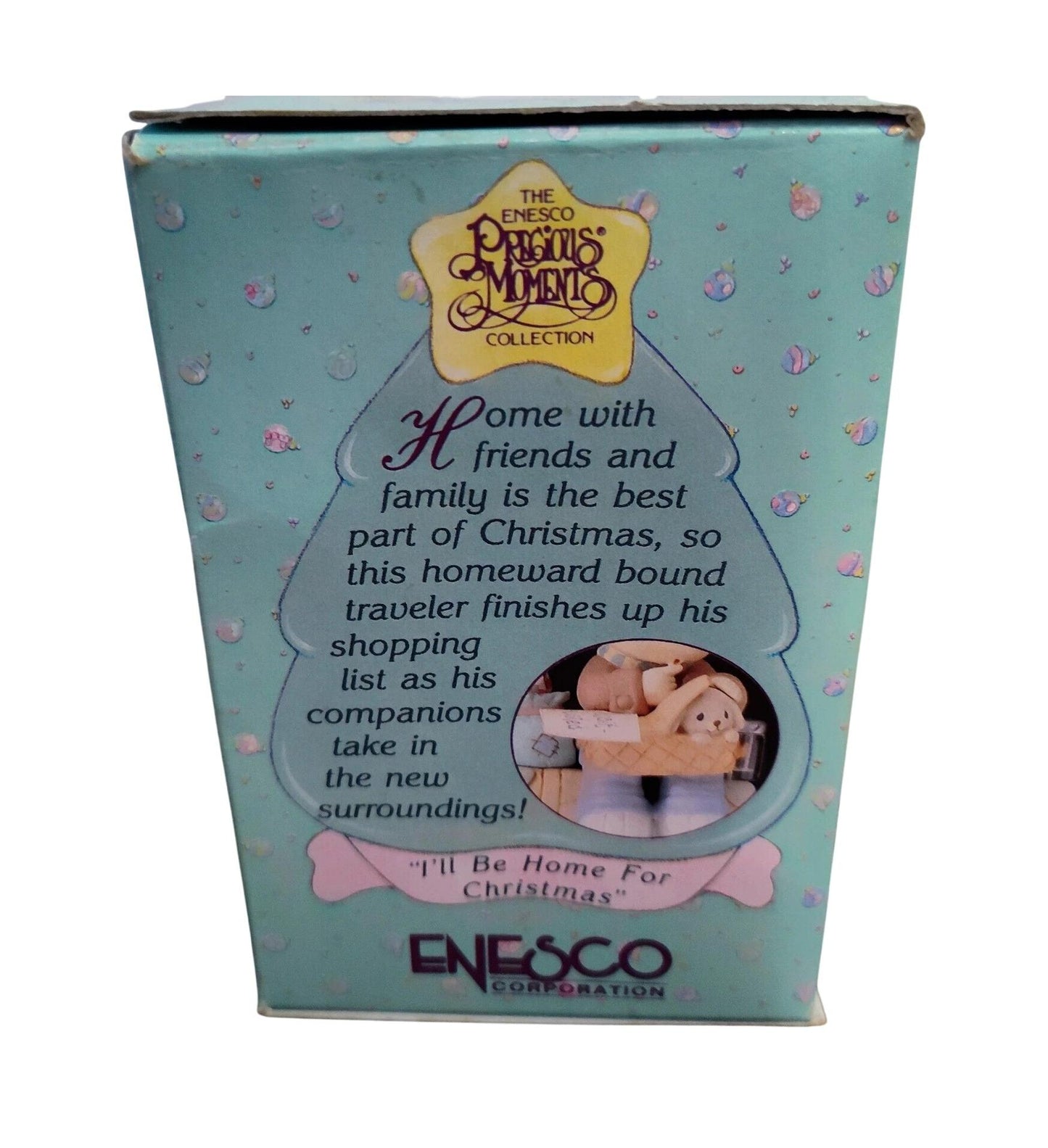 1992 Holiday Expressions - "I'll Be Home for Christmas" Enesco Ornament (Precious Moments) 588628 Image8