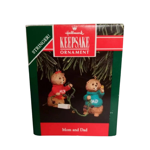 1992 Mom and Dad Hallmark Ornament (Family) QX4671
