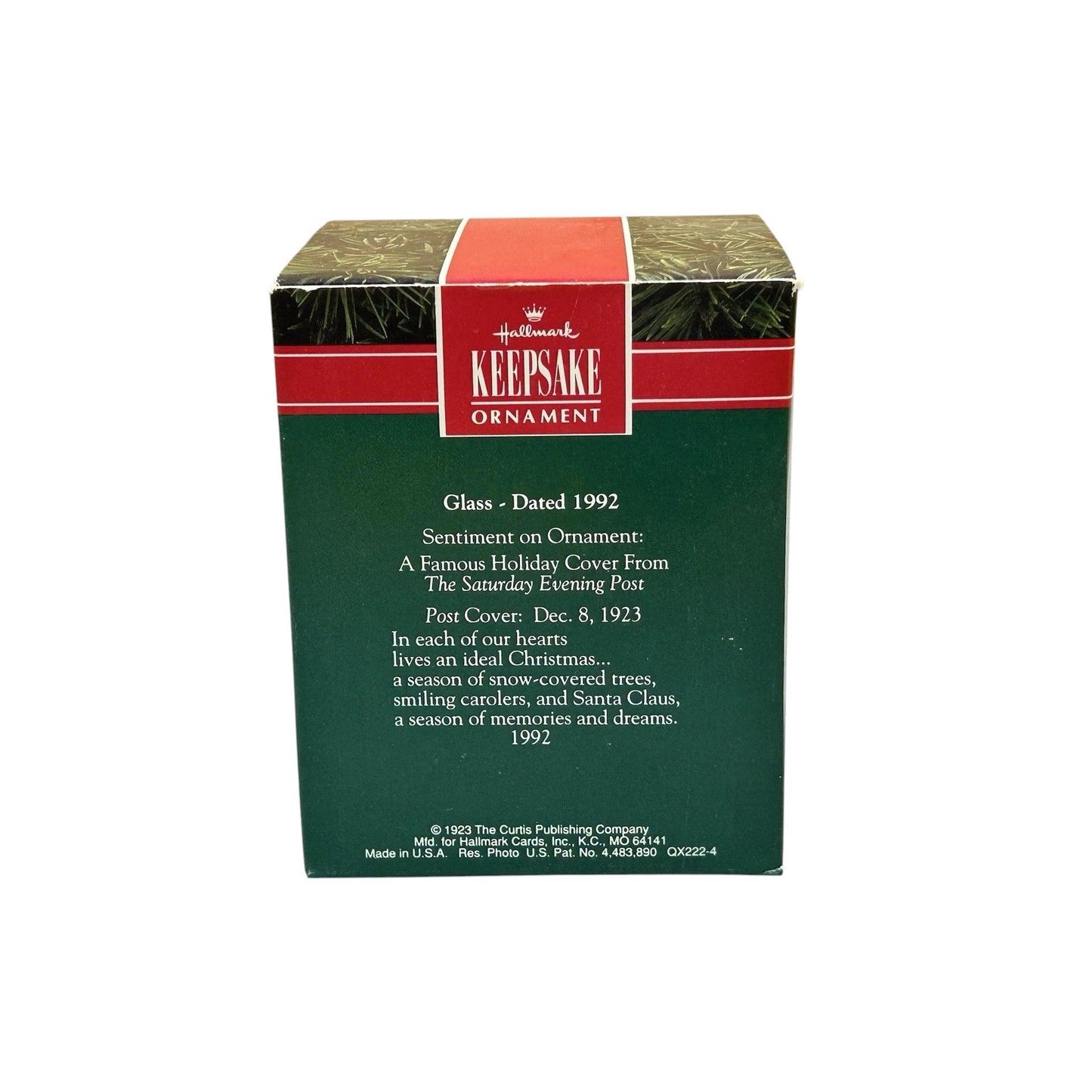 1992 Norman Rockwell Art Hallmark Ornament (Norman Rockwell) QX2224