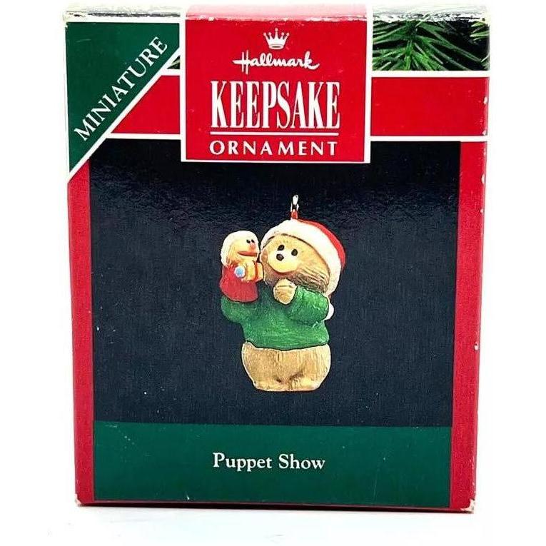 1992 Puppet Show Hallmark Ornament (Teddy Bear) QXM5574