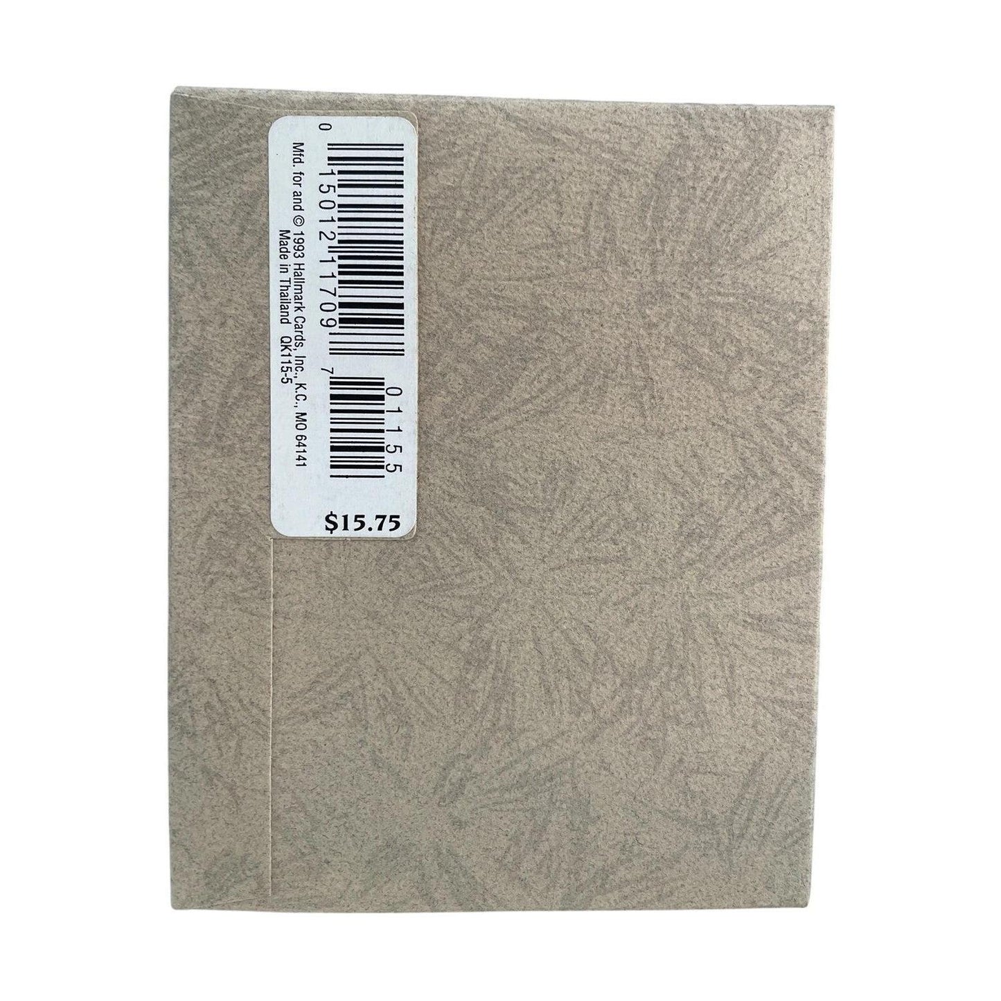 1993 Filling the Stocking Hallmark Ornament (Portraits in Bisque Collection) QK1155