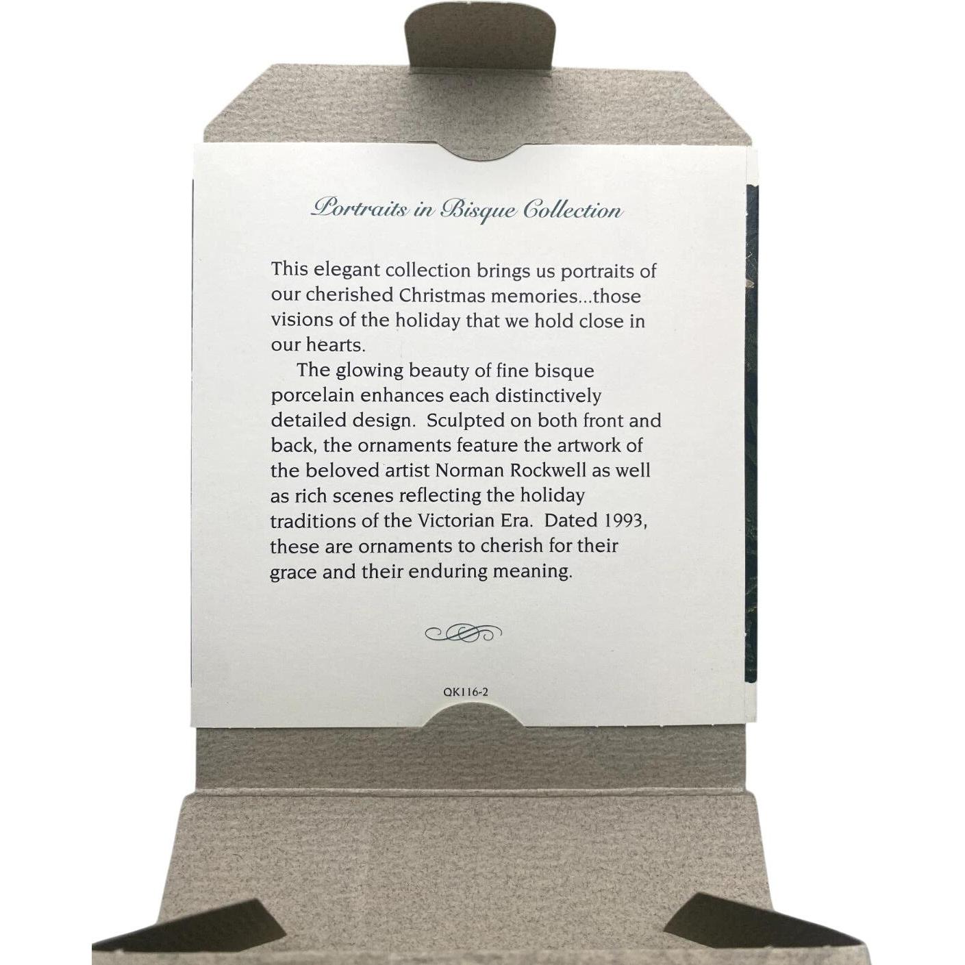 1993 Jolly Postman Hallmark Ornament (Portraits in Bisque Collection) QK1162