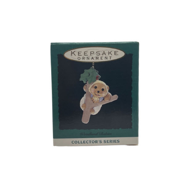 1993 Beaver on Tree Branch Hallmark Ornament (Woodland Babies) QXM5102