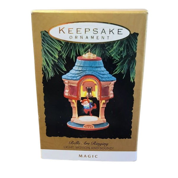 1993 Bells Are Ringing Hallmark Ornament (Elf) QLX7402