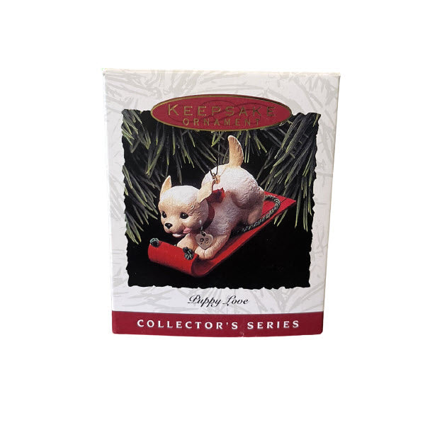 1993 Golden Retriever Hallmark Ornament (Puppy Love) QX5045
