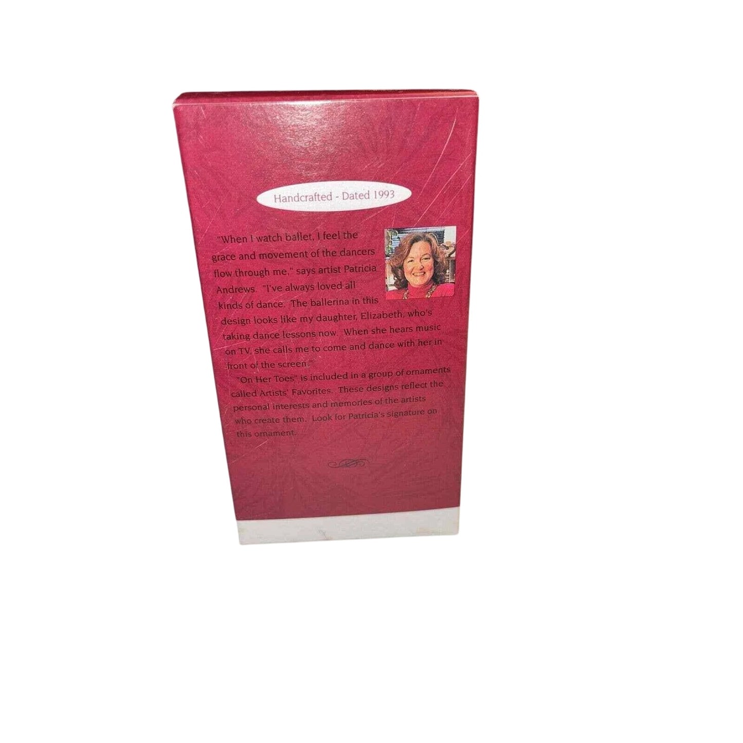 1993 On Her Toes Hallmark Ornament (Ballet) QX5265