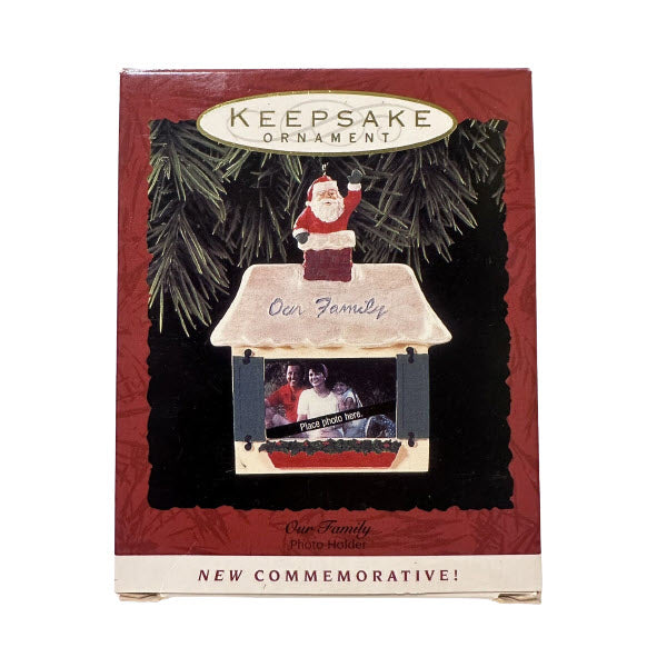 1993 Our Family Hallmark Ornament (Photo Holder) QX5892