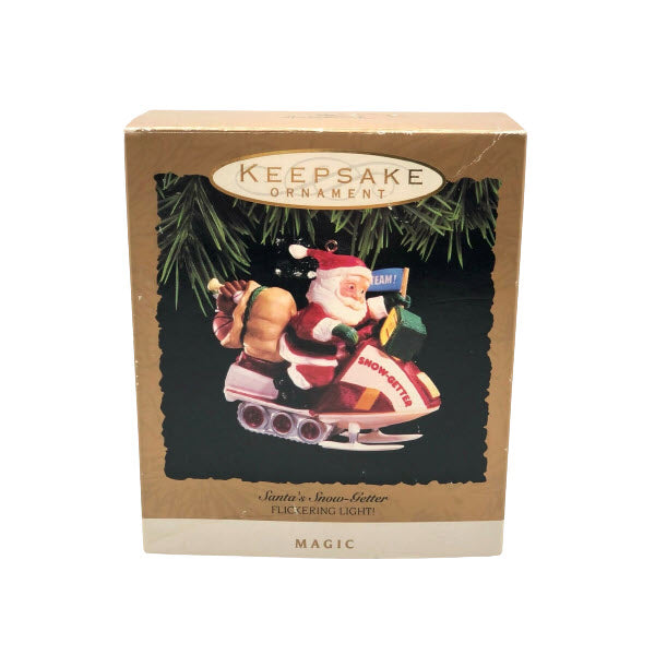1993 Santa's Snow‑Getter Hallmark Ornament (Santa Snowmobile) QLX7352
