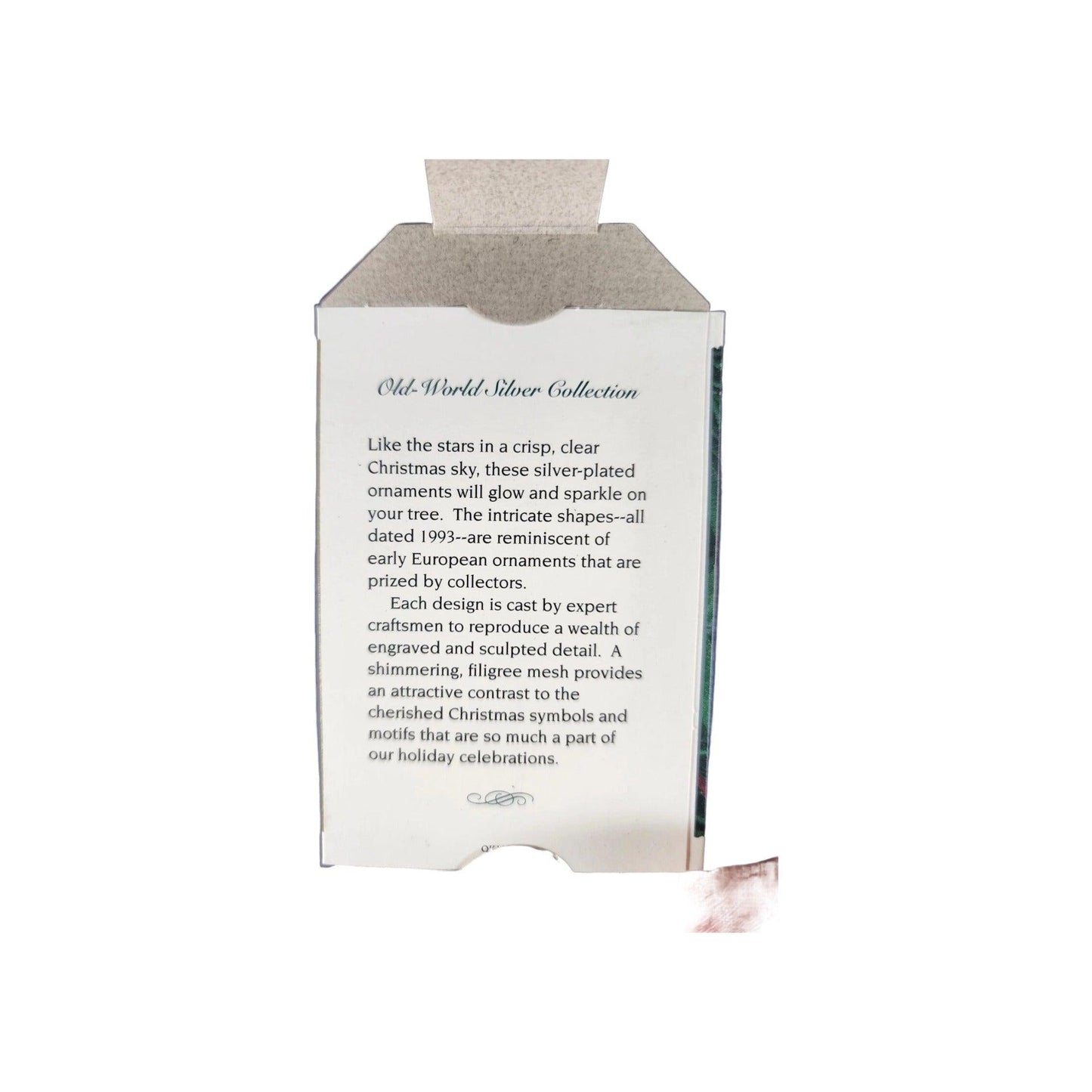 1993 Silver Santa Hallmark Ornament (Old World Silver Collection) QK1092