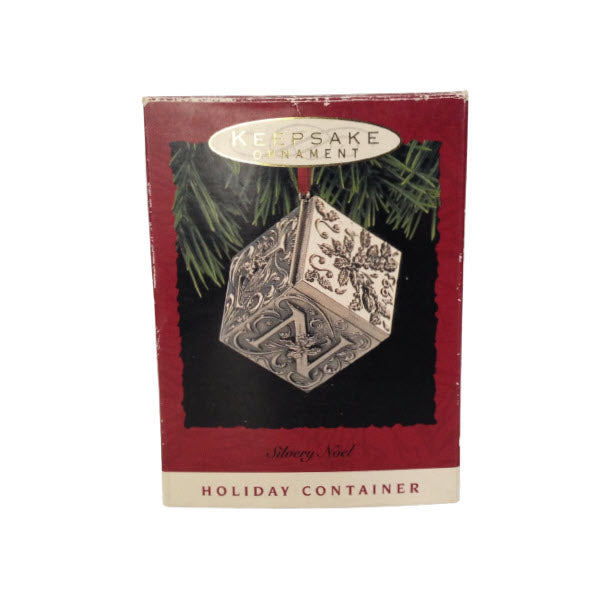 1993 Silvery Noel Hallmark Ornament (Metal) QX5305