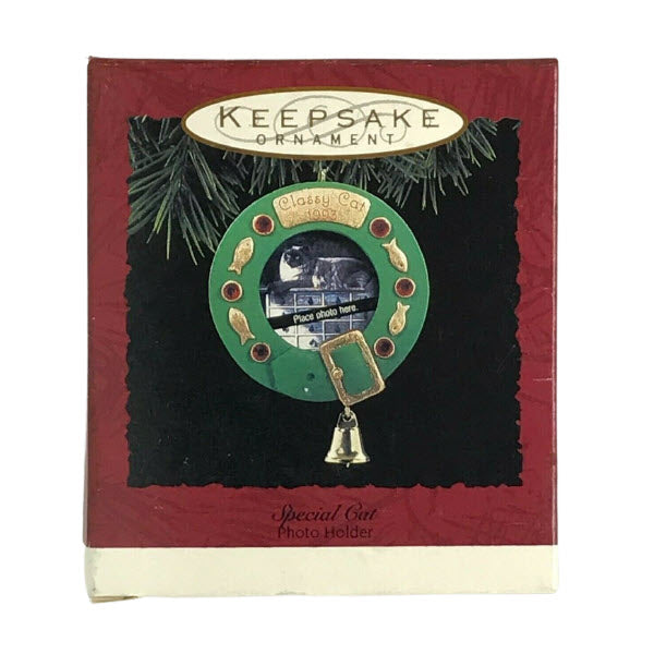 1993 Special Cat Hallmark Ornament (Photo Holder) QX5235
