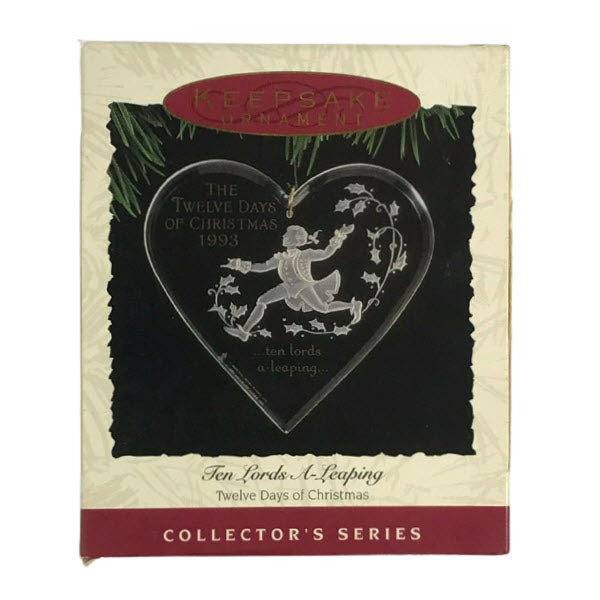 1993 Ten Lords A‑Leaping Hallmark Ornament (Twelve Days of Christmas) QX3012