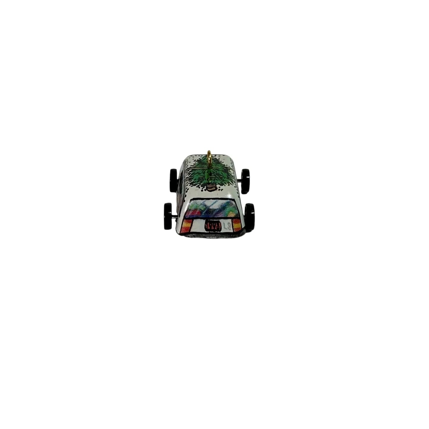 1993 Tin Station Wagon Hallmark Ornament (On the Road) QXM4002