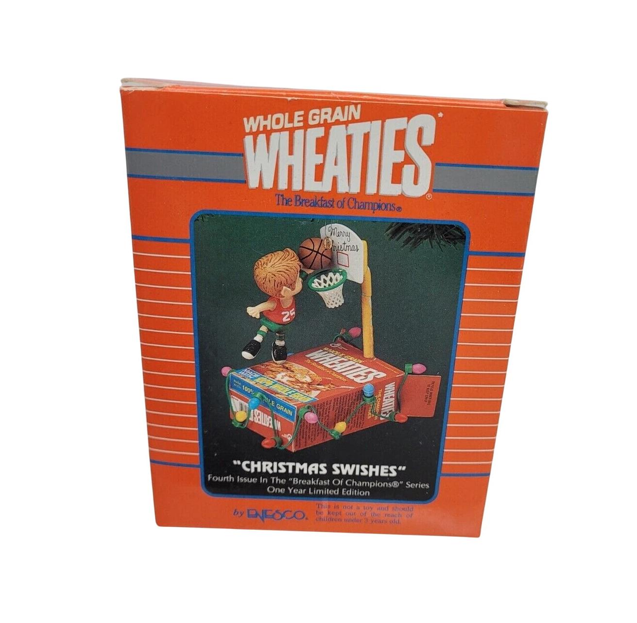 1994 Christmas Swishes Whole Grain Wheaties Enesco Ornament (Kitchen) 582379