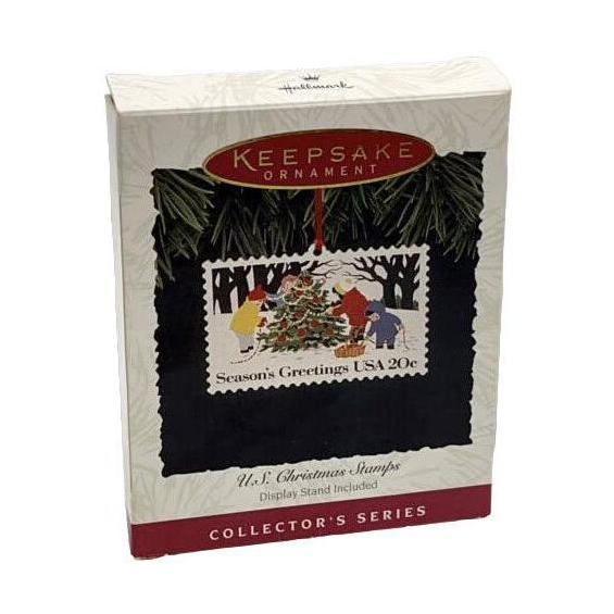 1994 Hallmark Ornament (1982) Snow Scene from Snow Hallmark Ornament (U.S. Christmas Stamps) QX5206