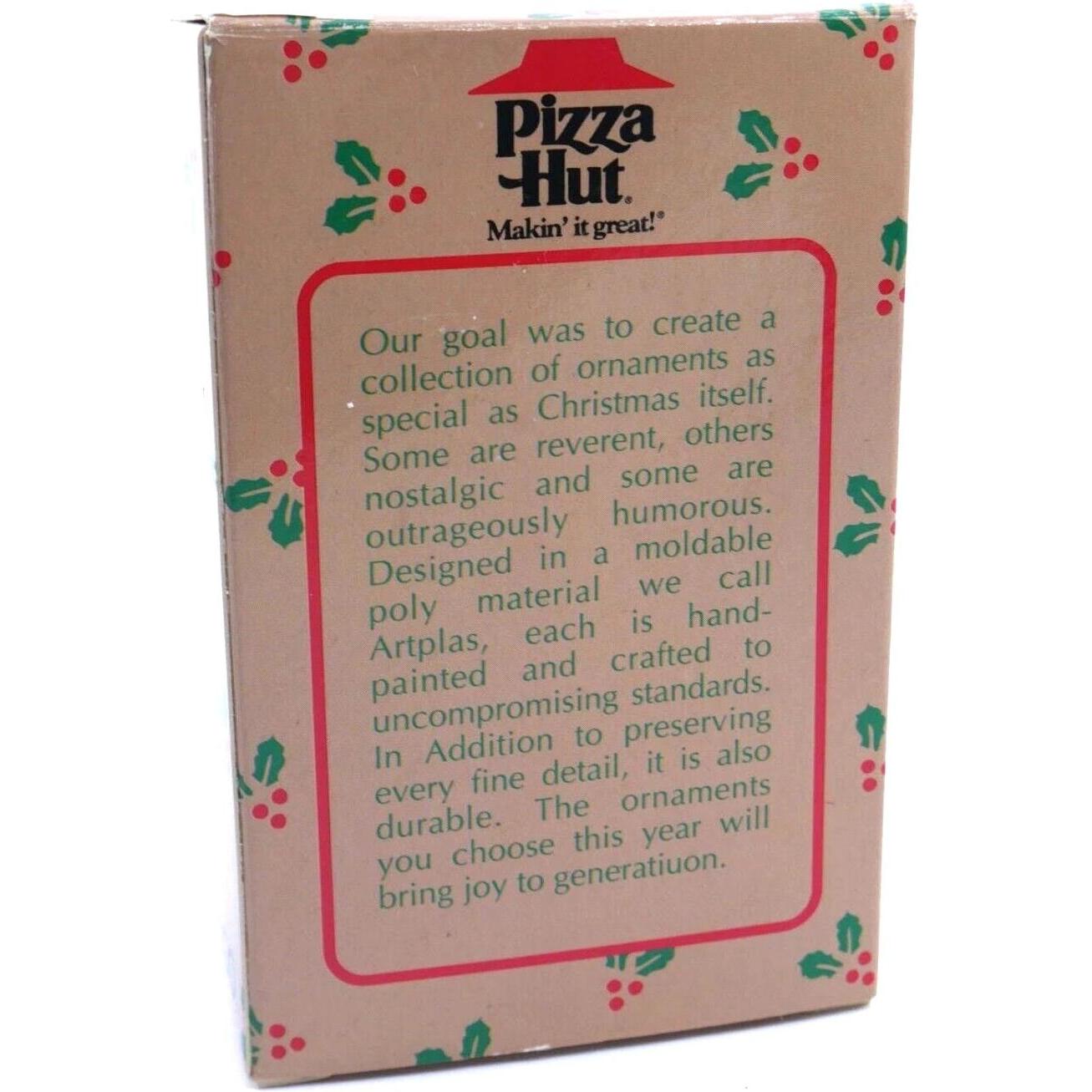 1994 "Hand-Tossed Tidings" - Pizza Hut (Enesco)