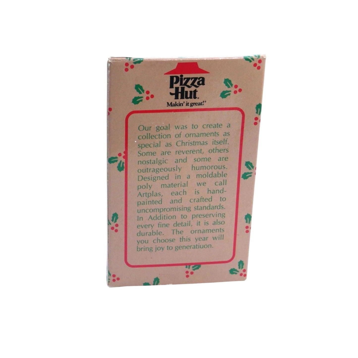 1994 "Hand-Tossed Tidings" - Pizza Hut (Enesco)