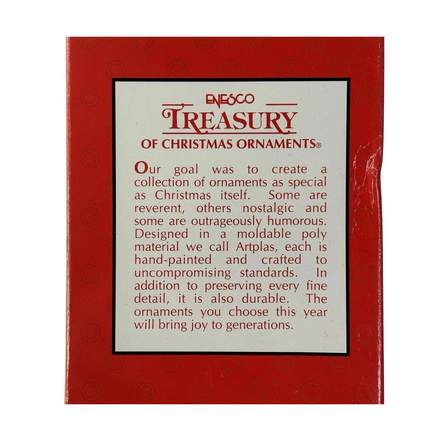 1994 Happy Howl-idays Enesco Ornament (Mickey Mouse) 550647