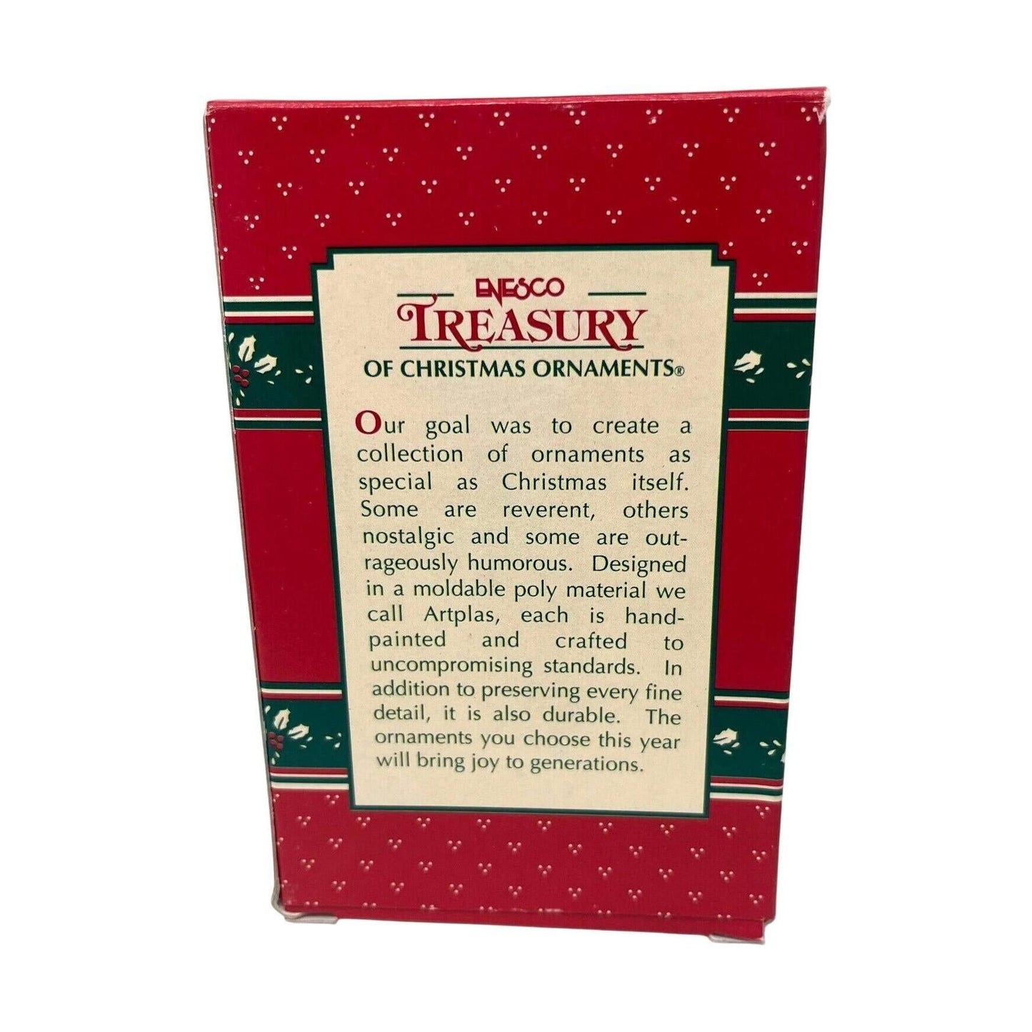 1994 Have A Dino-mite Christmas Enesco Ornament (Dinosaur) 599023