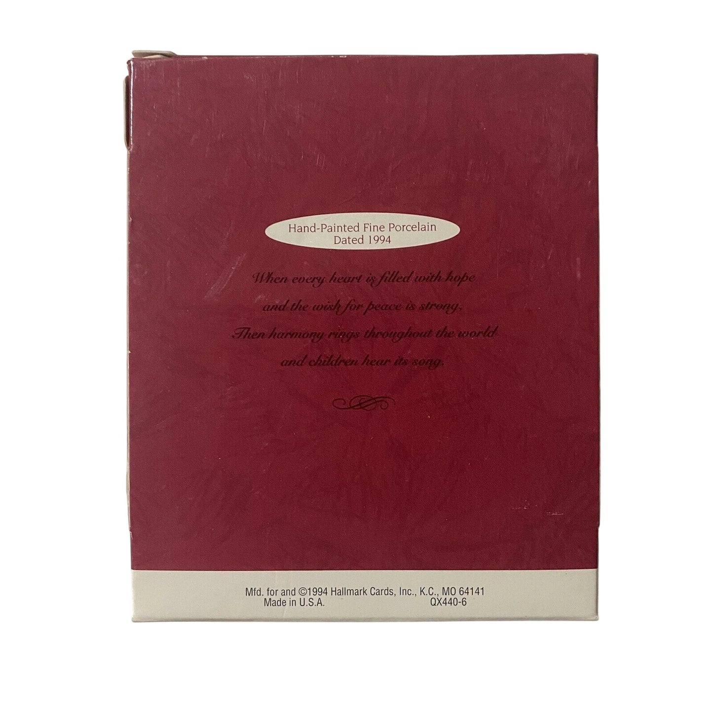 1994 Hearts in Harmony Hallmark Ornament (Snowflake) QX4406