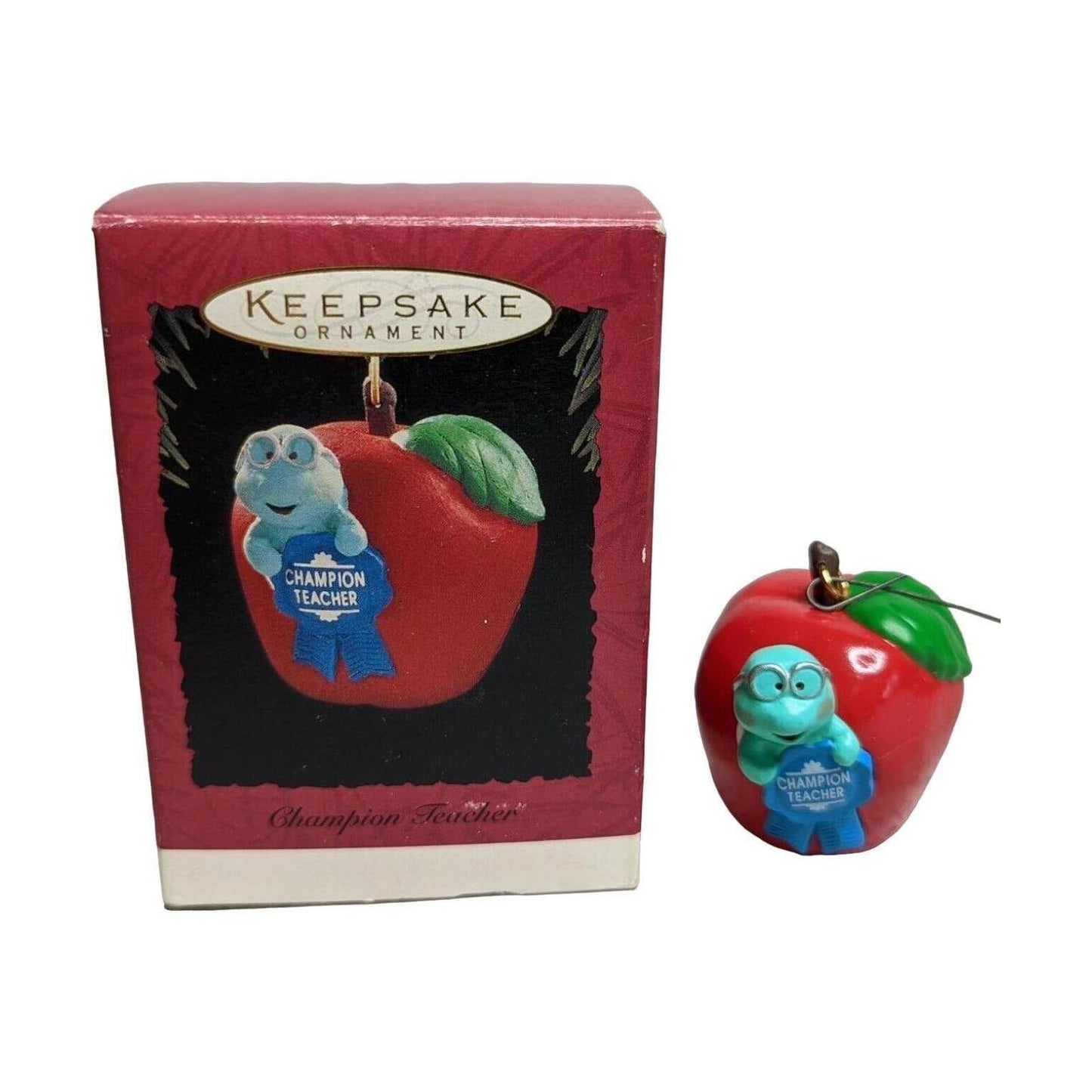 1994 Iago, Abu, and the Genie Hallmark Ornament (Teacher) QX5836