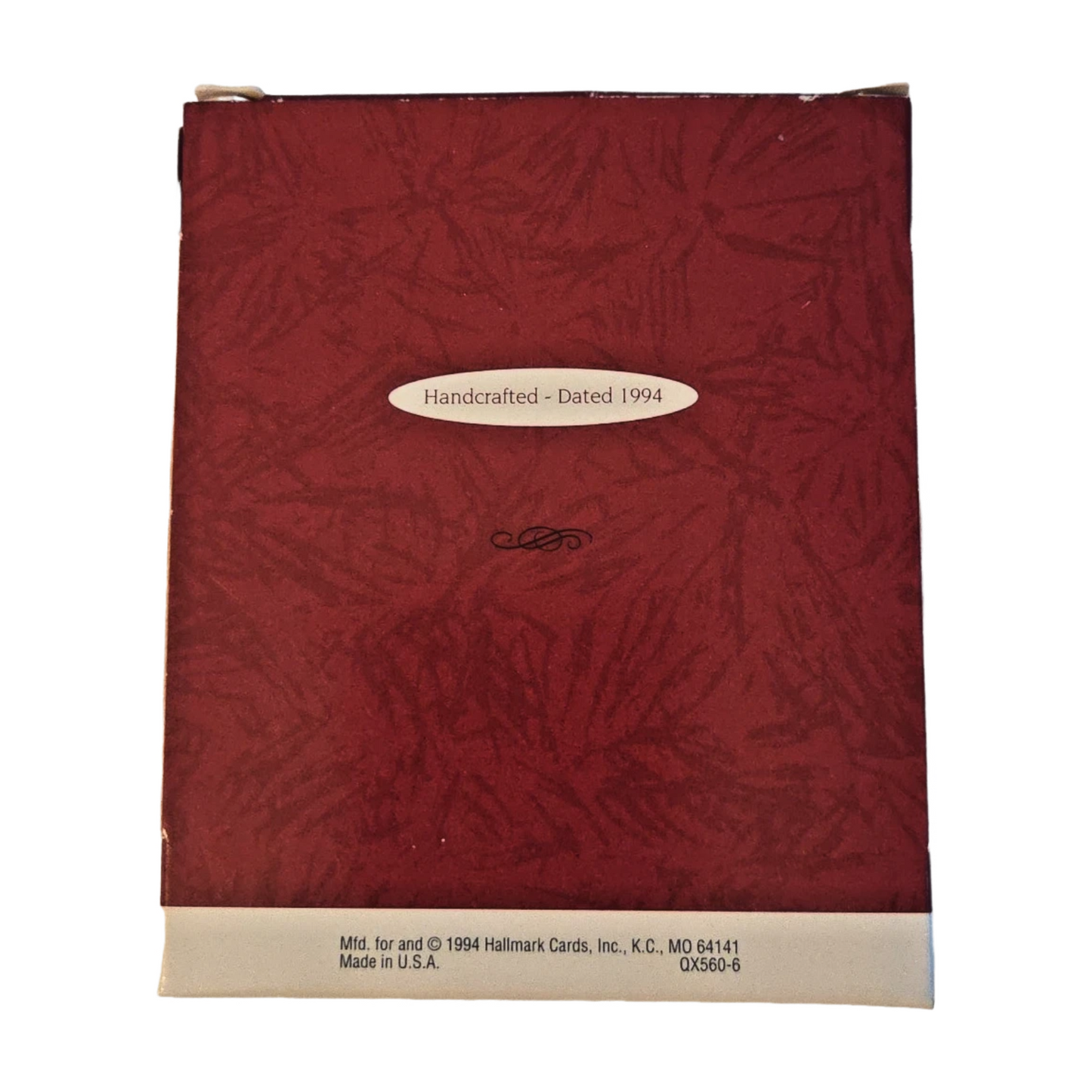 1994 Special Cat Hallmark Ornament (Photo Holder) QX5606