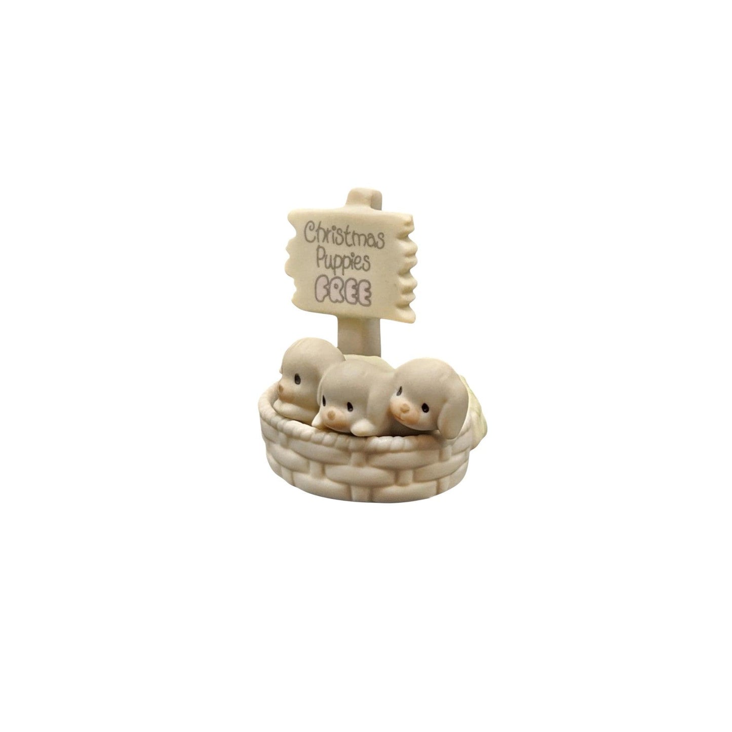 1994 Sugar Town Free Christmas Puppies Figurine (Precious Moments)