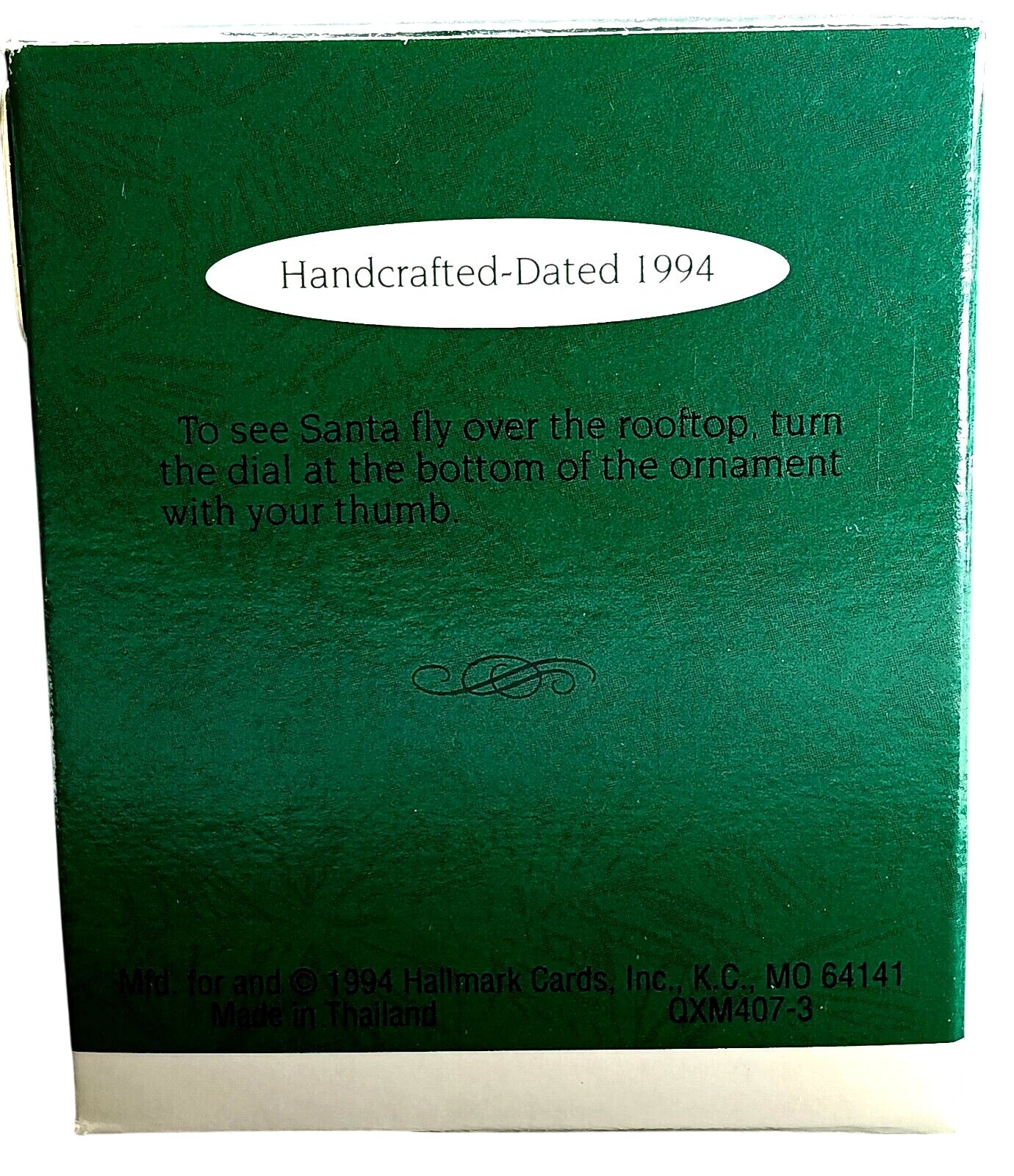 1994 A Merry Flight Hallmark Ornament (Home) QXM4073