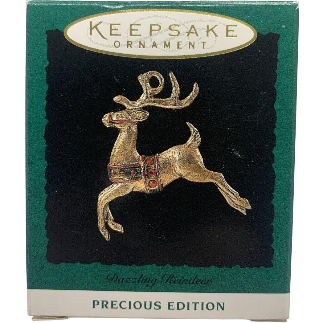 1994 Dazzaling Reindeer Hallmark Ornament (Precious Editions) QXM4026