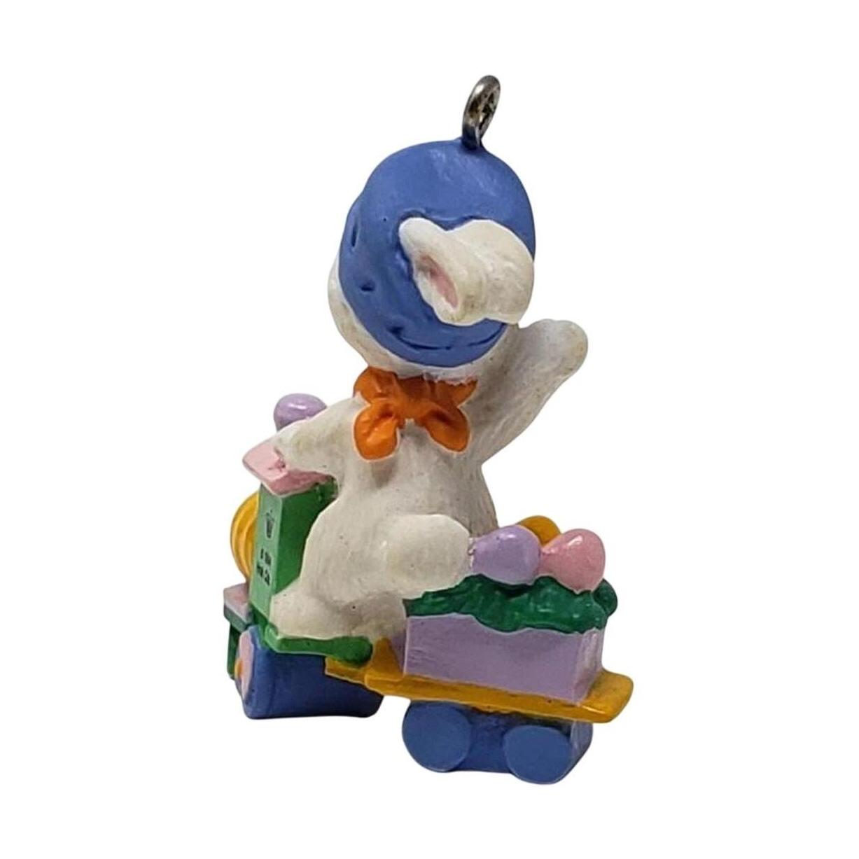 1994 Easter Eggspress Hallmark Ornament (Bunny) QEO8269 Image5