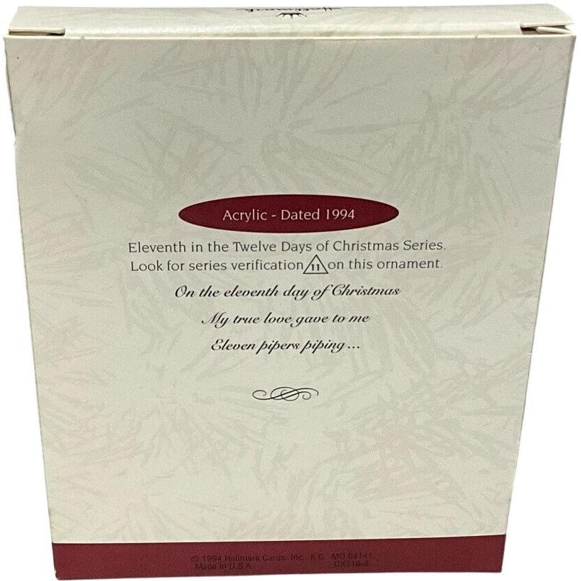 1994 Eleven Pipers Piping Hallmark Ornament (Twelve Days of Christmas) QX3183