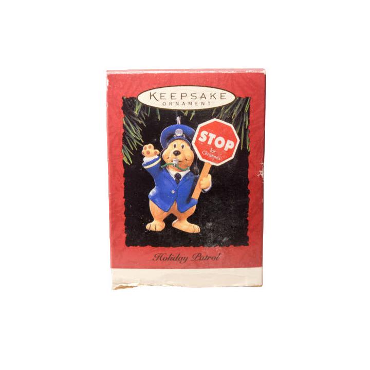 1994 Holiday Patrol Hallmark Ornament (Dog) QX5826