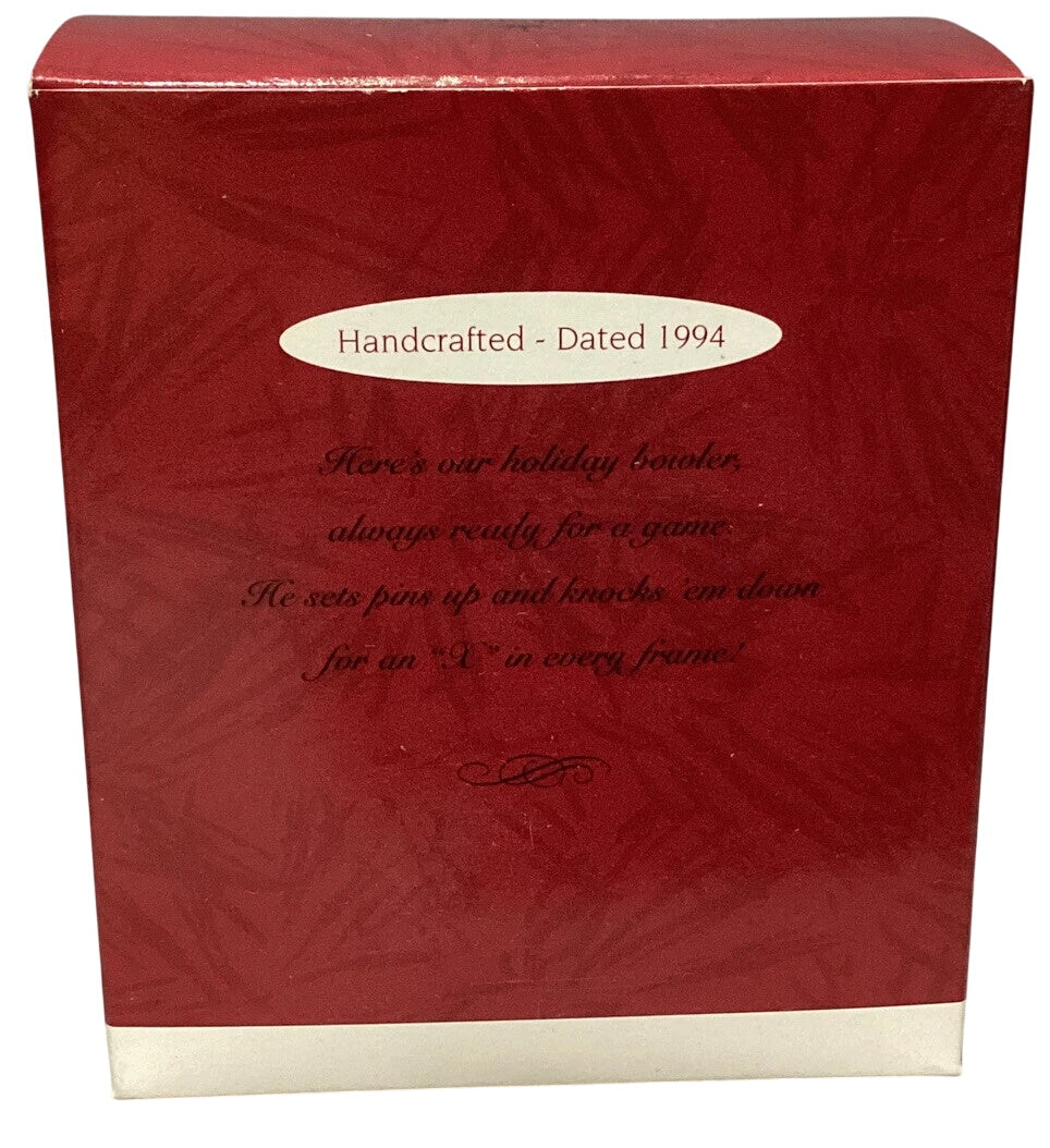 1994 It's a Strike Hallmark Ornament (Bowling) QX5856