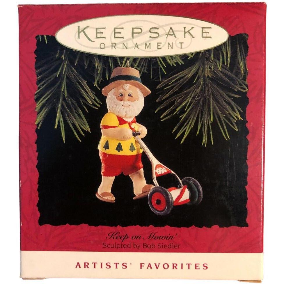 1994 Keep on Mowin' Hallmark Ornament (Santa Claus) QX5413