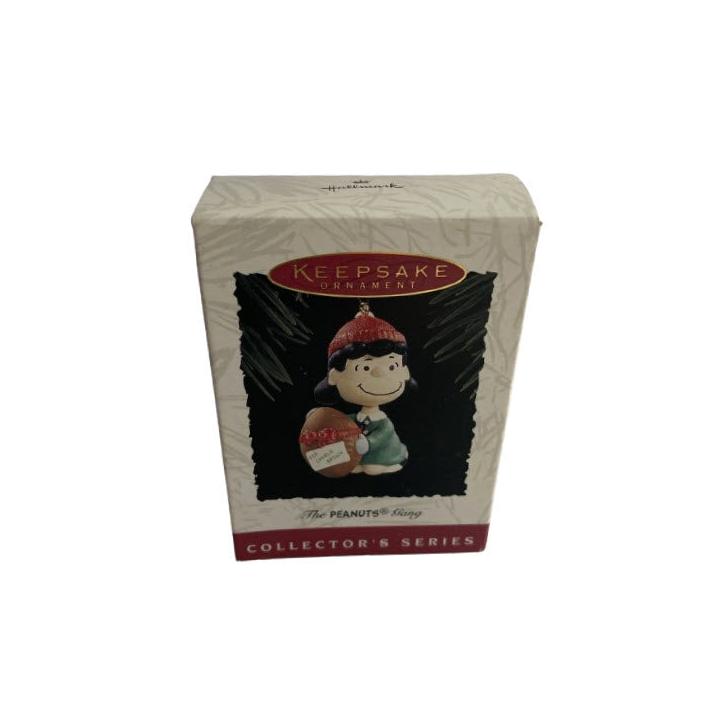1994 Peanuts Gang - Lucy Football Surprise Hallmark Ornament (Peanuts) QX5203