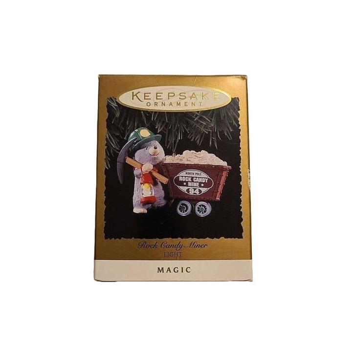 1994 Rock Candy Miner Hallmark Ornament (Light Magic) QLX7403