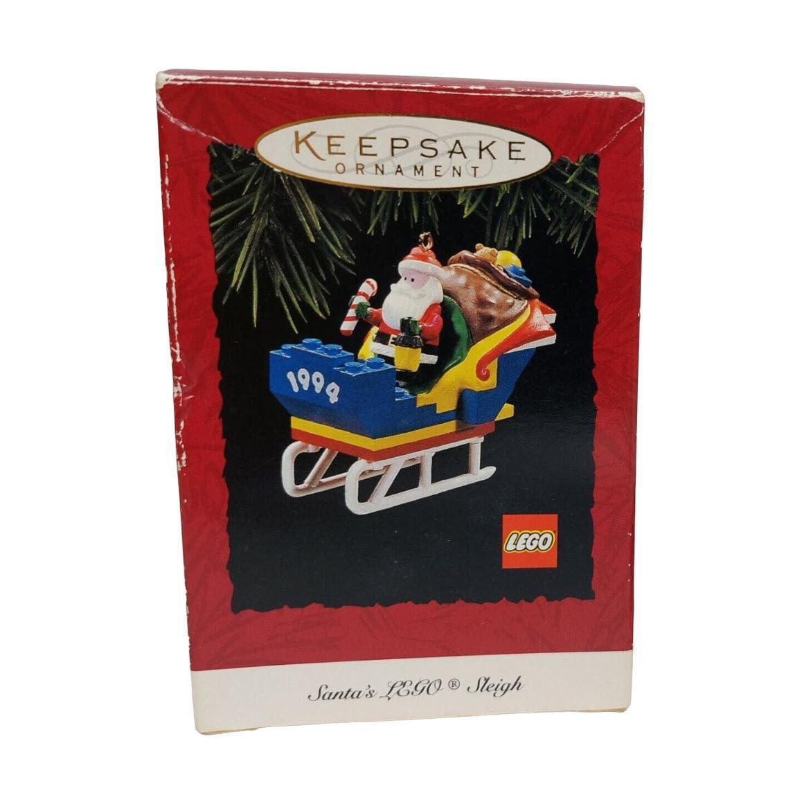 1994 Santa's Lego Sleigh Hallmark Ornament (Lego) QX5453