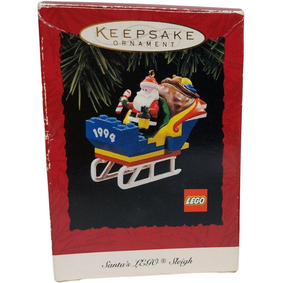 1994 Santa's Lego Sleigh Hallmark Ornament (Lego) QX5453