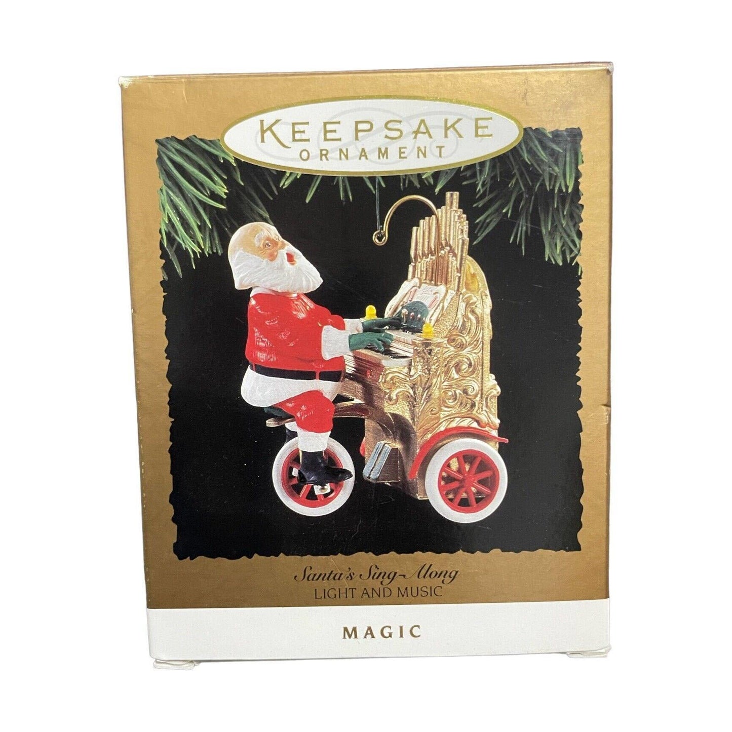 1994 Santa's Sing-Along Hallmark Ornament (Music) QLX7473