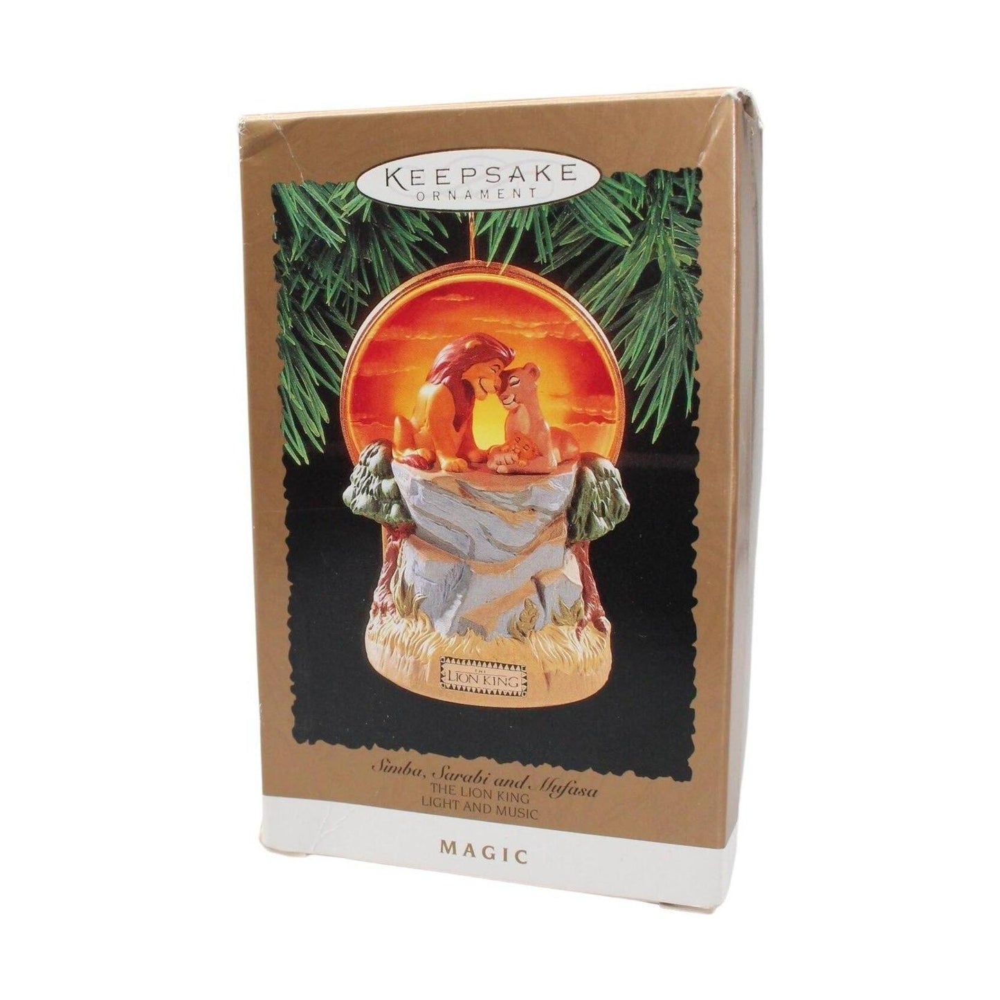 1994 Simba, Sarabi, and Mufasa Hallmark Ornament (Lion King) QLX7513