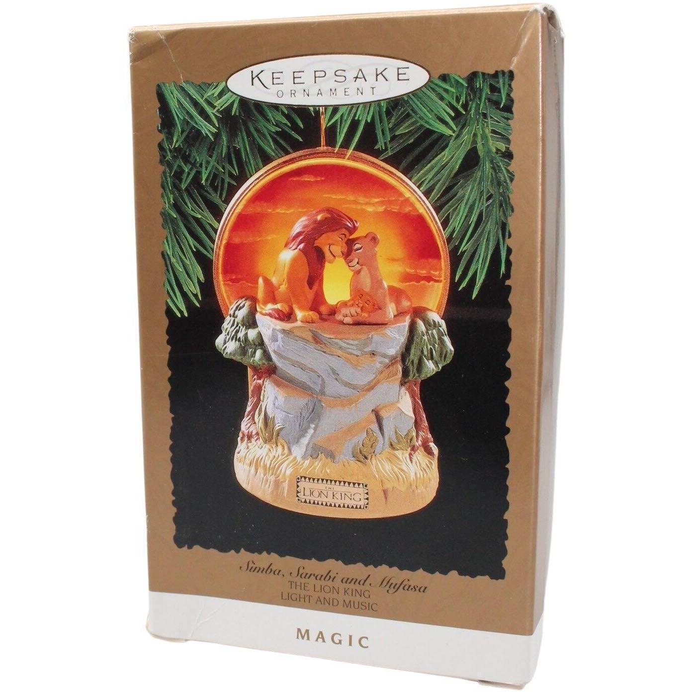 1994 Simba, Sarabi, and Mufasa Hallmark Ornament (Lion King) QLX7513